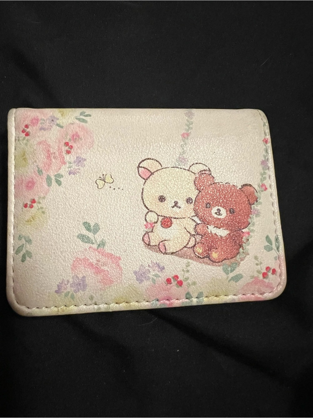 Rilakkuma Korilakkuma & Chairoikoguma Floral Card holder